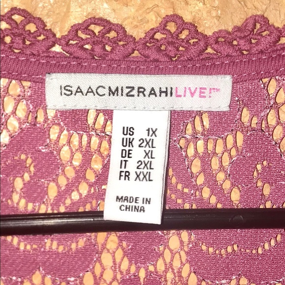 NWOT ISAAC MIZRAHI MAUVE DUSTER - Picture 2 of 2